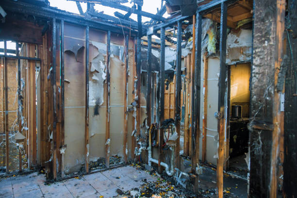 Professional Fire Damage Repair technician working in Richmond, MI
